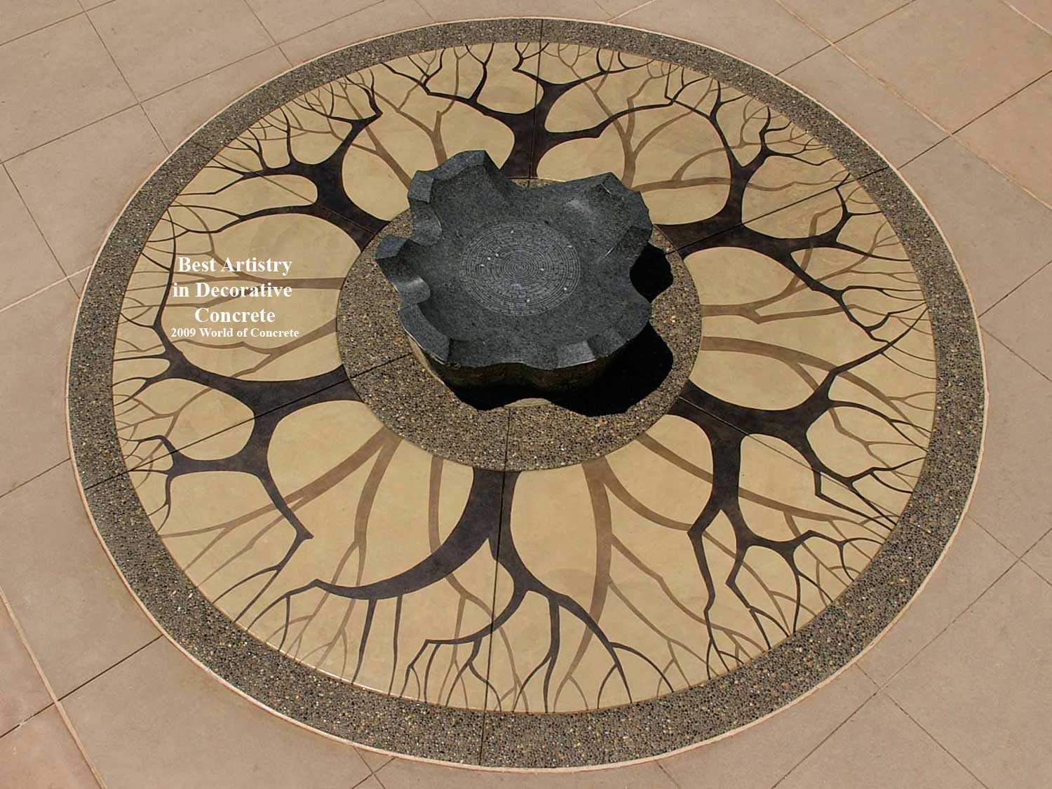 J Ellington Library Decorative Concrete by Tom Ralston Concrete