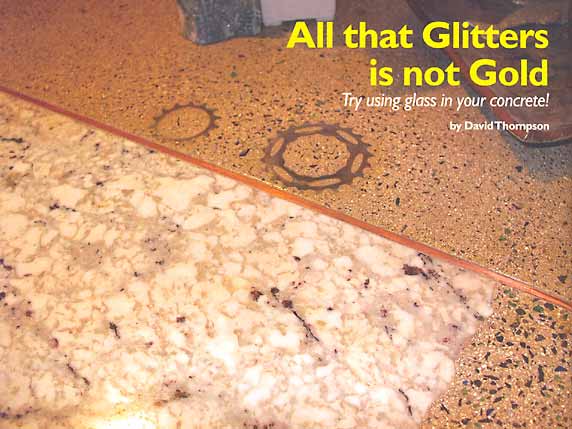 June July 2005 Concrete Decor-All that Glitters is not Gold