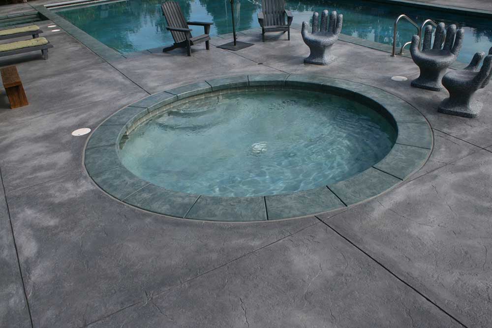 Decorative Concrete Pool Decks, Acid Stained Pool Decks, Pool Decks